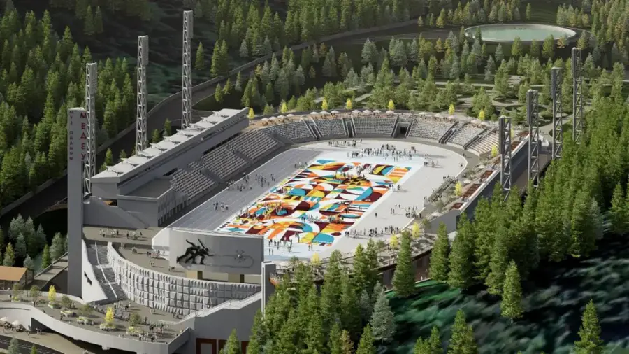 Ледовая арена "Медео" в Алматы. Реконструкция