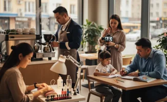 Казахстан: профессии на перекрестке - юристы за стойкой, педагоги в мобилографии