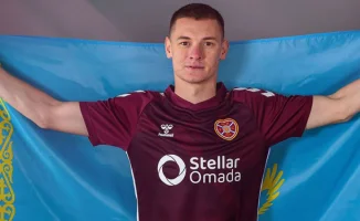 Казахстанский вингер Ислам Чесноков оценен в 6 миллионов фунтов после перехода в Хартс